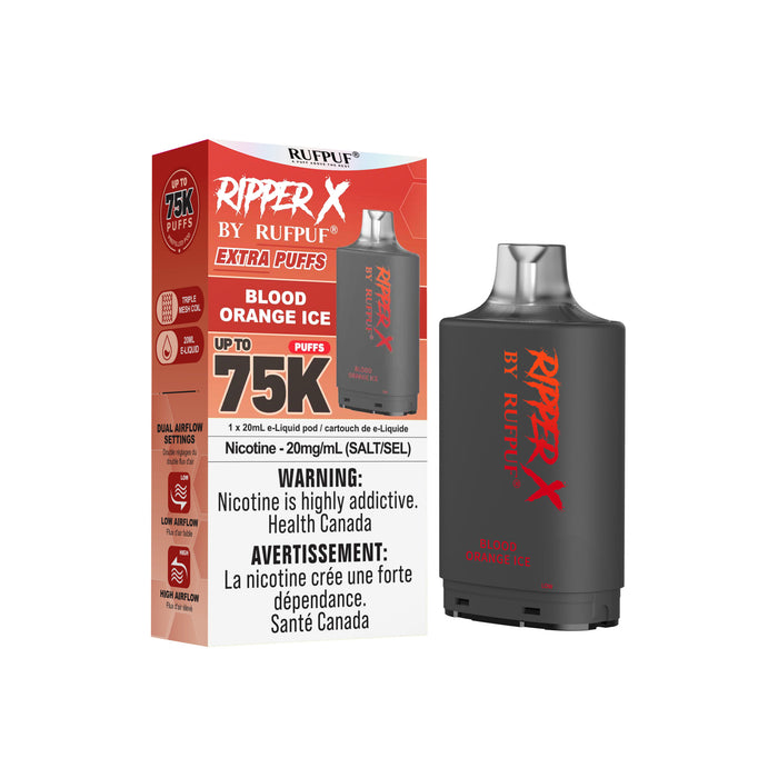 Ripper X 75K Pod - Blood Orange Ice