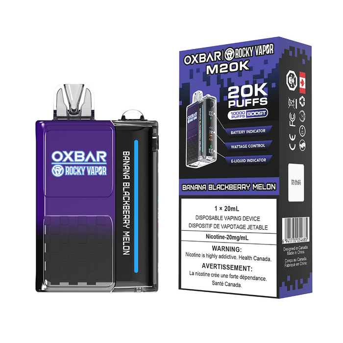 Oxbar 20K - Banana Blackberry Melon