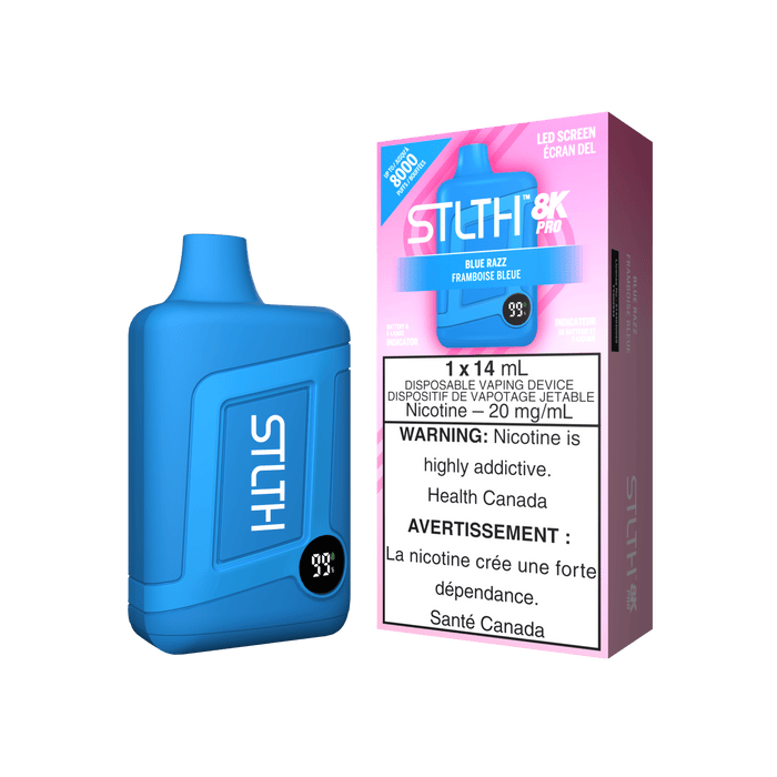 STLTH 8K Pro - Blue Razz