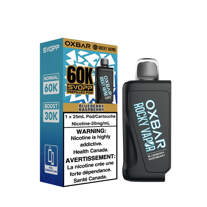 Rocky Vapor Svopp 60K Pod - Blueberry Raspberry