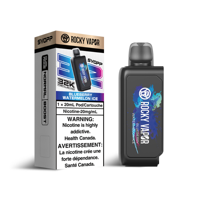 Rocky Vapor Svopp 32K Pod - Blueberry Watermelon Ice