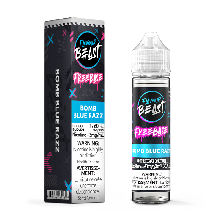 Flavour Beast Freebase - Bomb Blue Razz