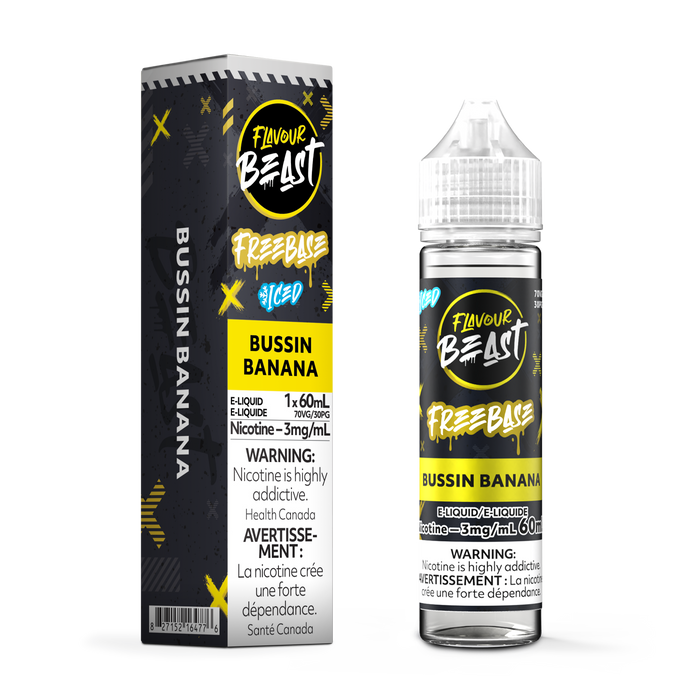 Flavour Beast Freebase - Bussin Banana Iced