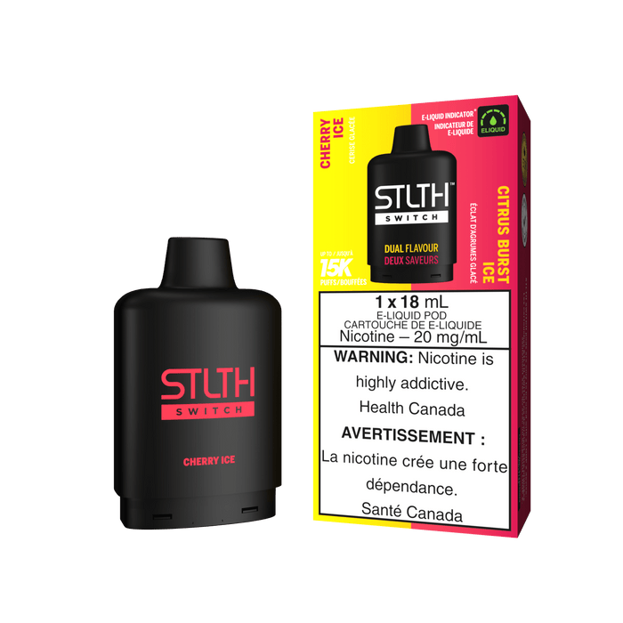 STLTH Loop Switch 15K Pod - Cherry Ice and Citrus Burst Ice