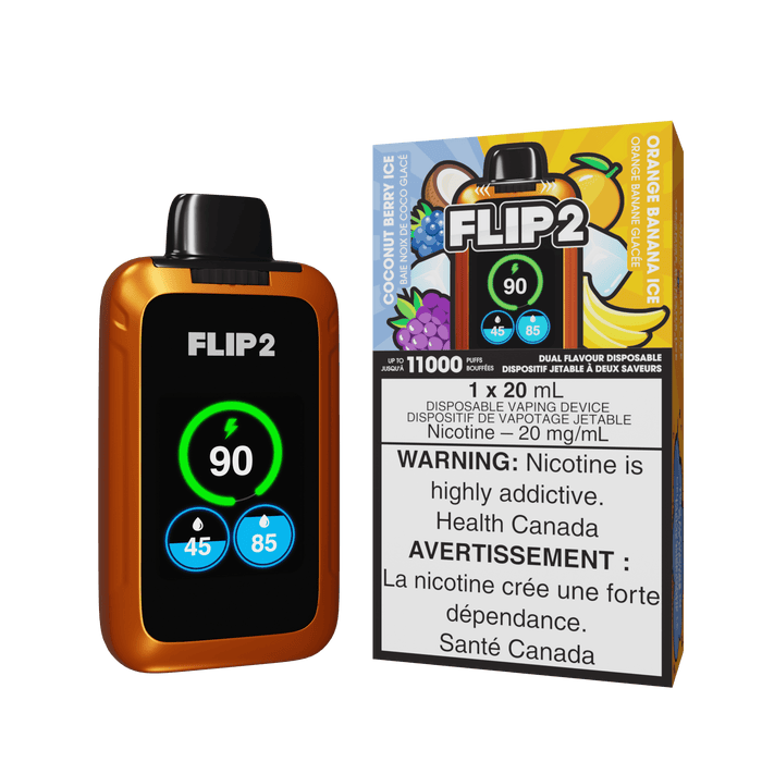 Flip 2 11K - Coconut Berry Ice and Orange Banana Ice
