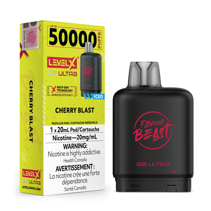 Flavour Beast Level X 50K Pod - Cherry Blast
