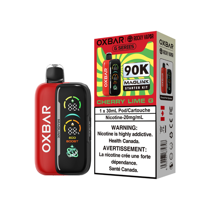 Oxbar Maglink 90K Starter Kit - Cherry Lime G