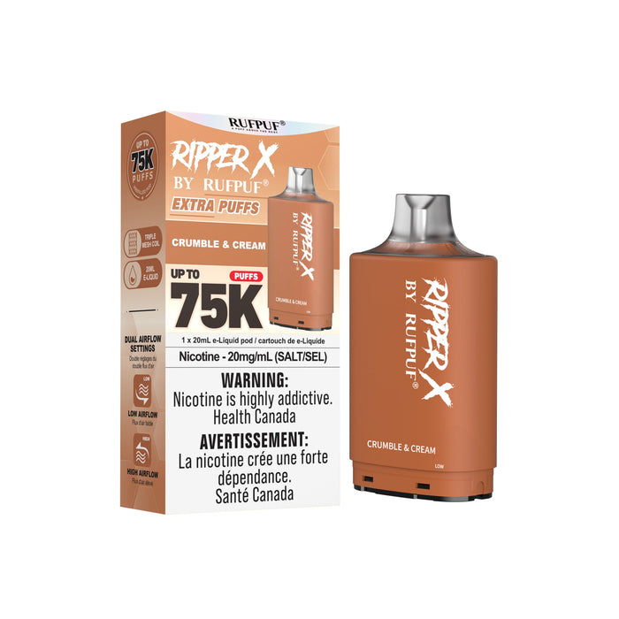 Ripper X 75K Pod - Crumble and Cream