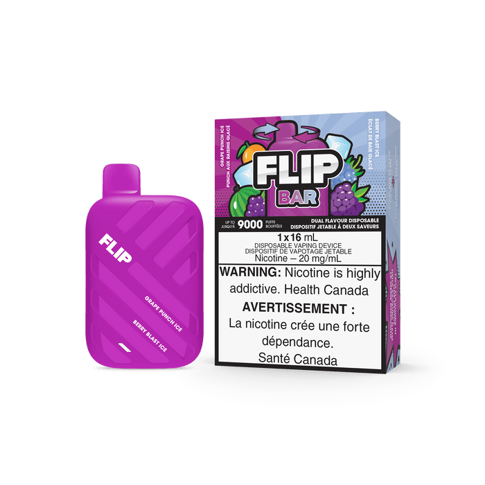 Flip Bar 9000 - Grape Punch Ice and Berry Blast Ice
