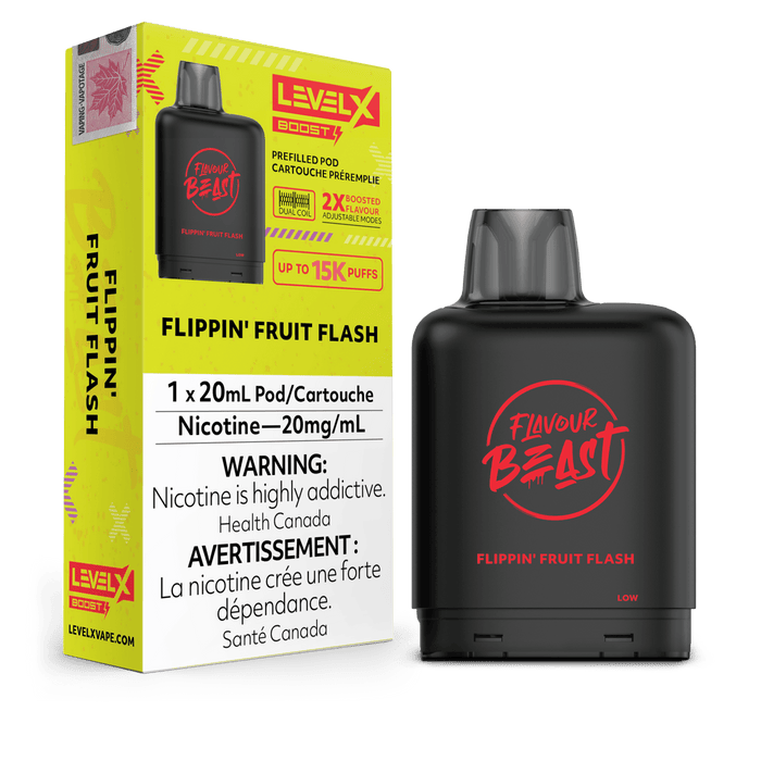 Flavour Beast Level X Boost 25K Pod - Flippin' Fruit Flash