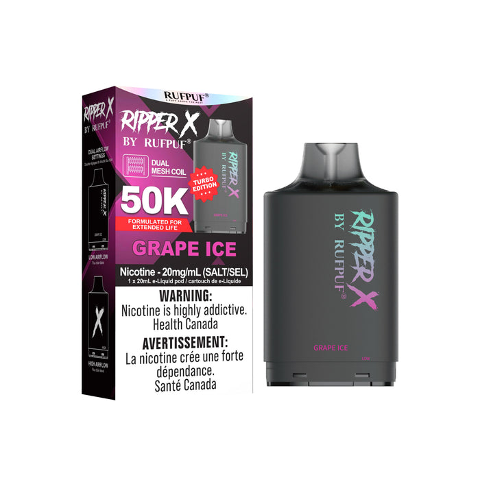 Ripper X 50K Pod - Grape Ice
