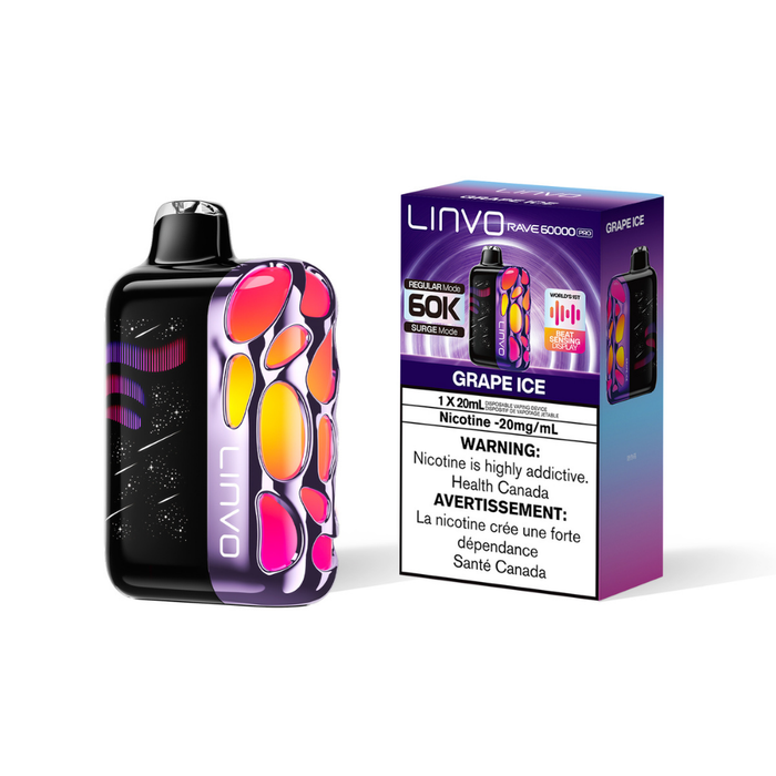 Rave 60K - Grape Ice