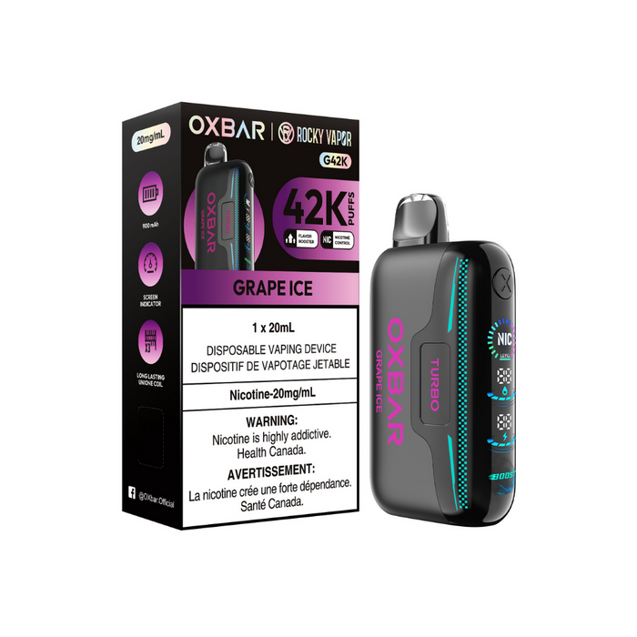 Oxbar 42K - Grape Ice