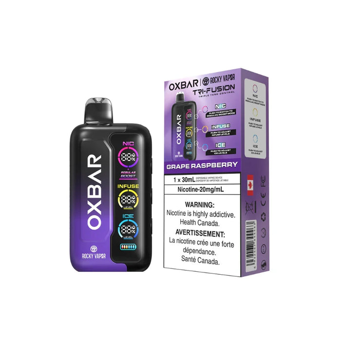 Oxbar Tri-Fusion - Grape Raspberry