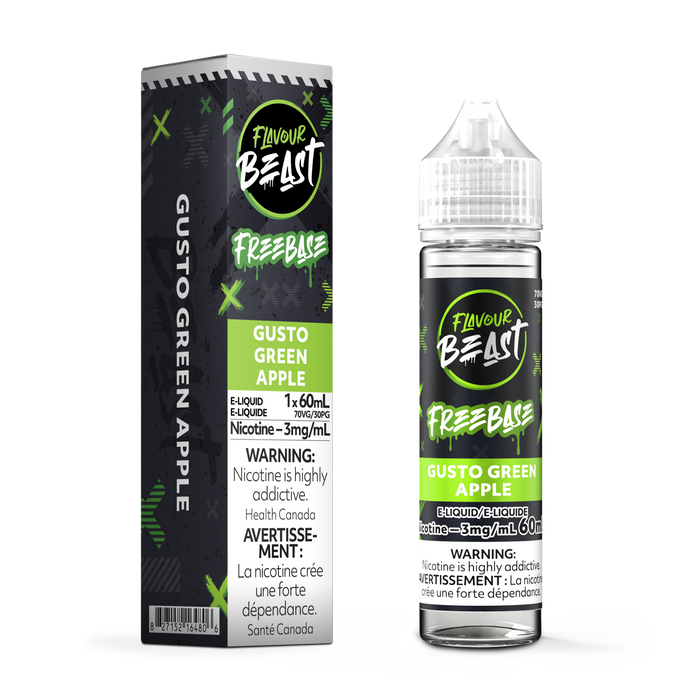 Flavour Beast Freebase - Gusto Green Apple
