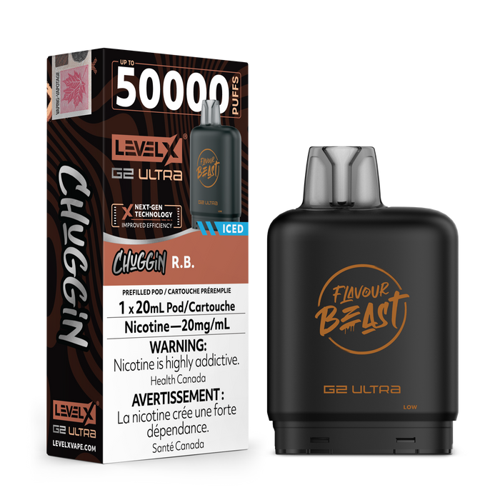 Flavour Beast Level X 50K Pod - R.B. Iced