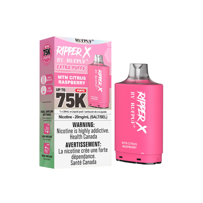 Ripper X 75K Pod - MTN Citrus Raspberry