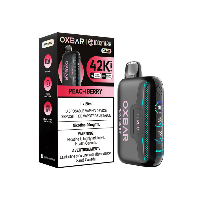 Oxbar 42K - Peach Berry