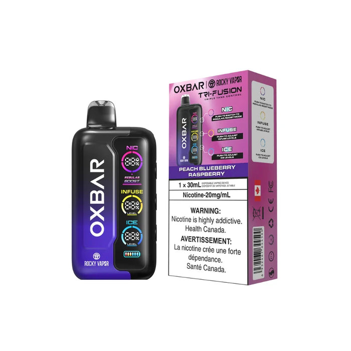 Oxbar Tri-Fusion - Peach Blueberry Raspberry
