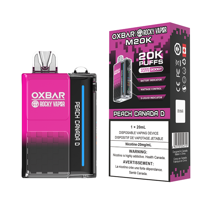 Oxbar 20K - Peach Canada D