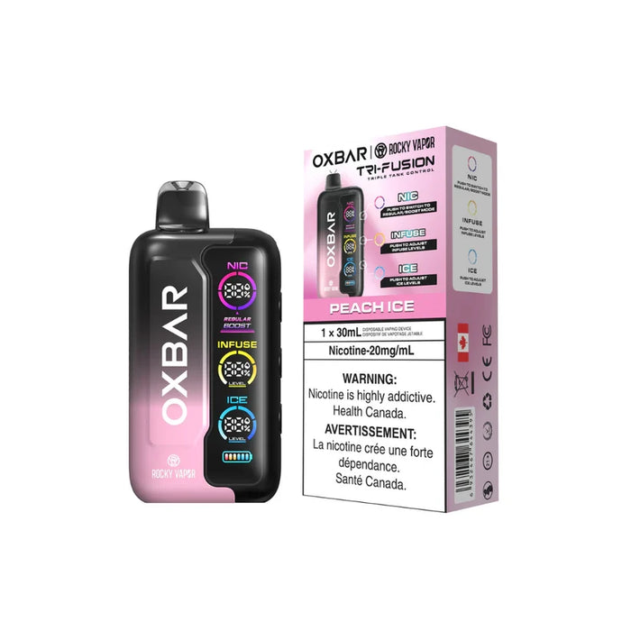 Oxbar Tri-Fusion - Peach Ice