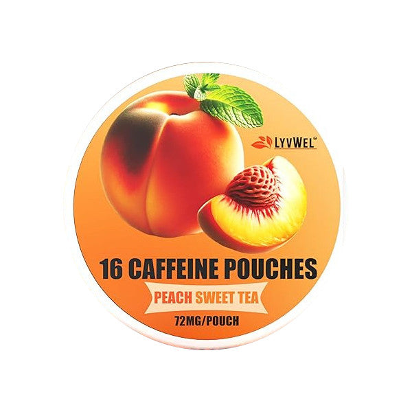 LyvWel Caffeine Pouch - Peach Sweet Tea