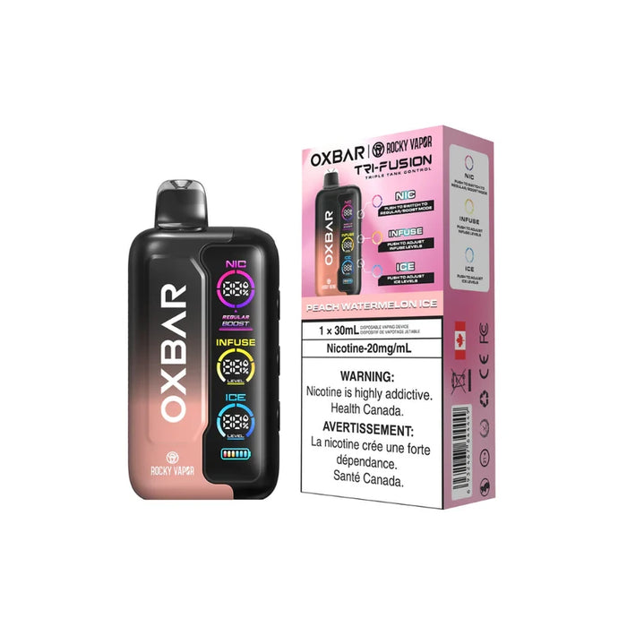Oxbar Tri-Fusion - Peach Watermelon Ice