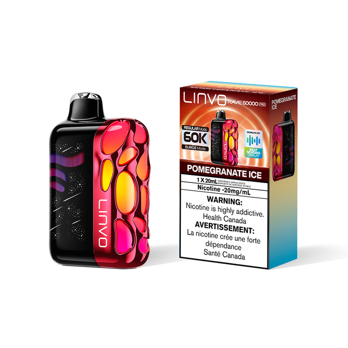 Rave 60K - Pomegranate Ice