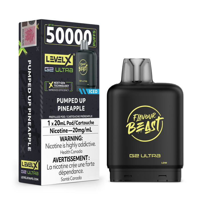 Flavour Beast Level X 50K Pod - Pumped Up Pineapple