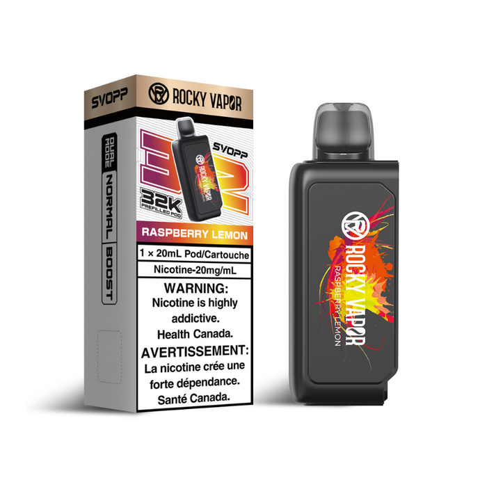 Rocky Vapor Svopp 32K Pod - Raspberry Lemon