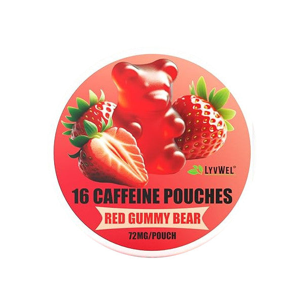 LyvWel Caffeine Pouch - Red GB
