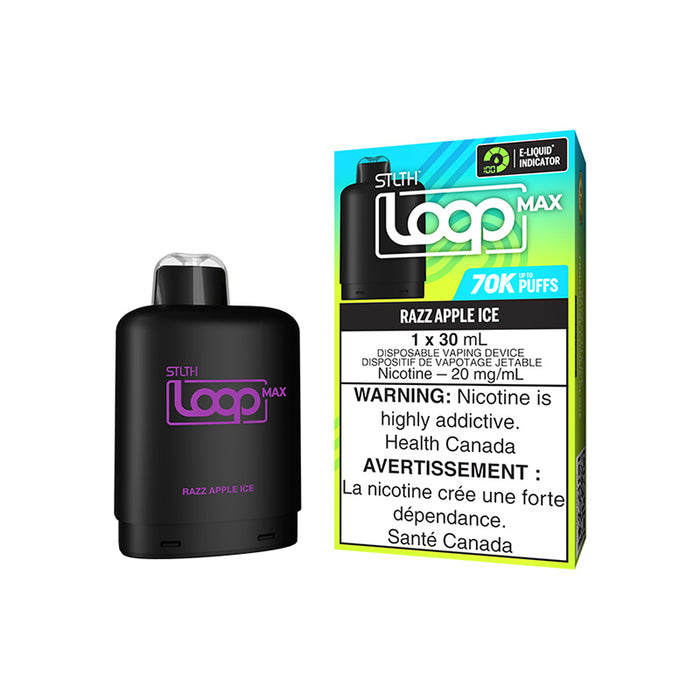 STLTH Loop Max 70K Pod - Razz Apple Ice