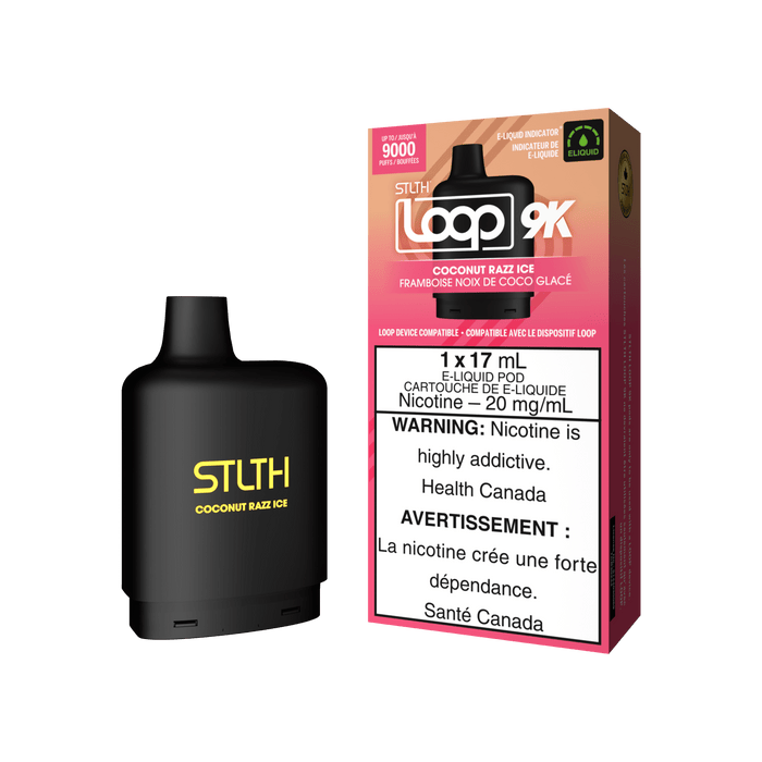 STLTH Loop 9K Pod - Coconut Razz Ice