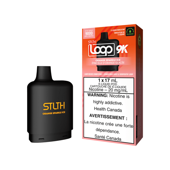 STLTH Loop 9K Pod - Orange Sparkle Ice