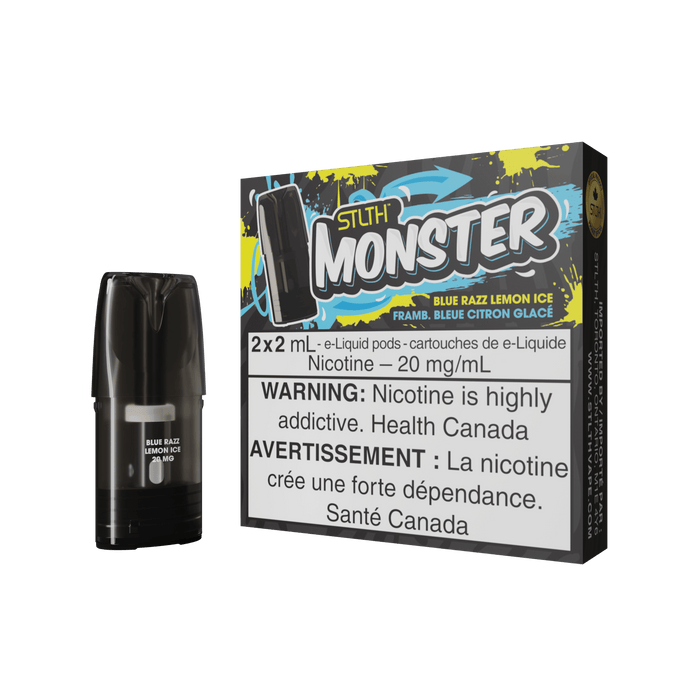 STLTH Monster Pod Pack - Blue Razz Lemon Ice