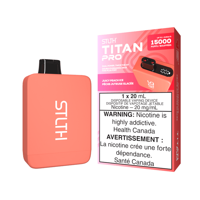 STLTH Titan Pro 15K - Juicy Peach Ice