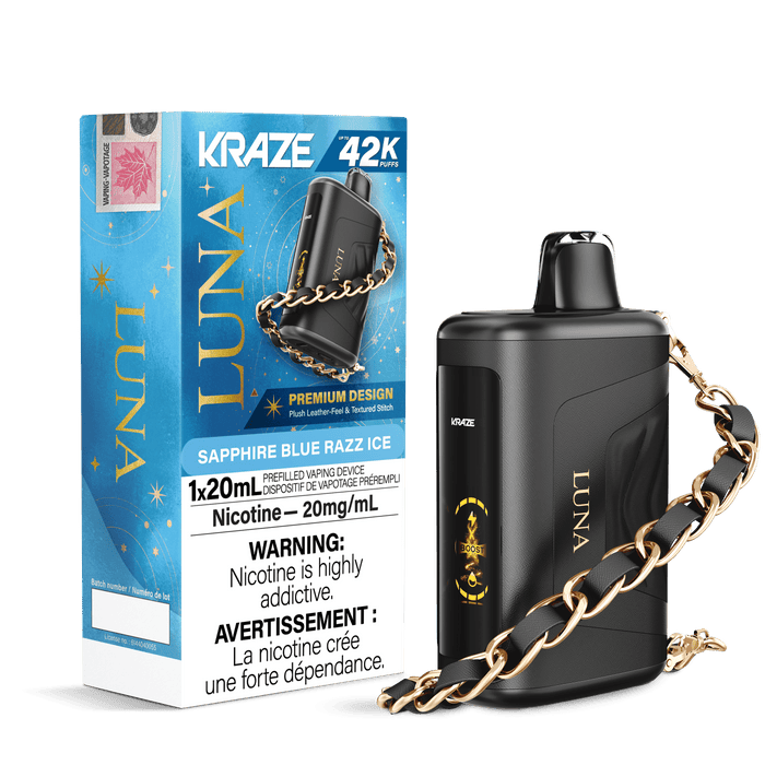 Kraze Luna 42K - Sapphire Blue Razz Ice