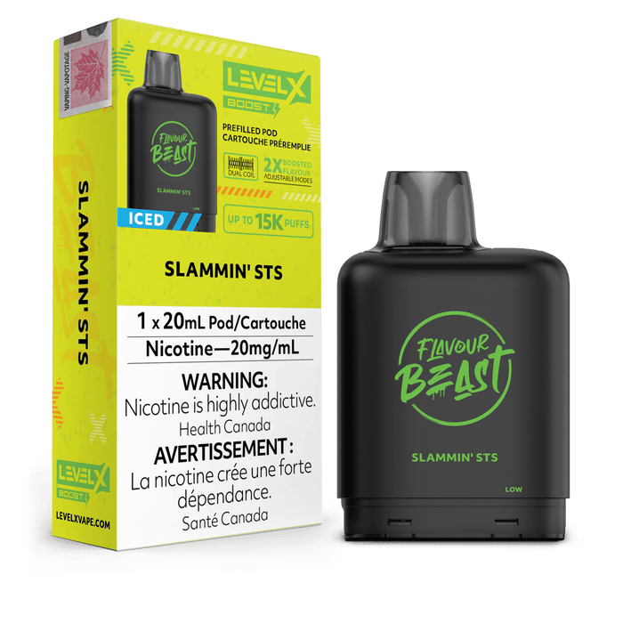 Flavour Beast Level X Boost 25K Pod - Slammin' STS Iced