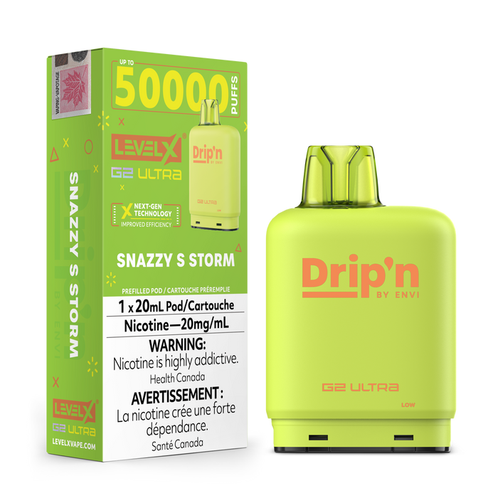 Drip'n Level X 50K Pod - Snazzy S Storm