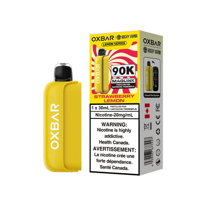 Oxbar Maglink 90K Pod - Strawberry Lemon