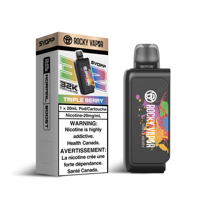 Rocky Vapor Svopp 32K Pod - Triple Berry