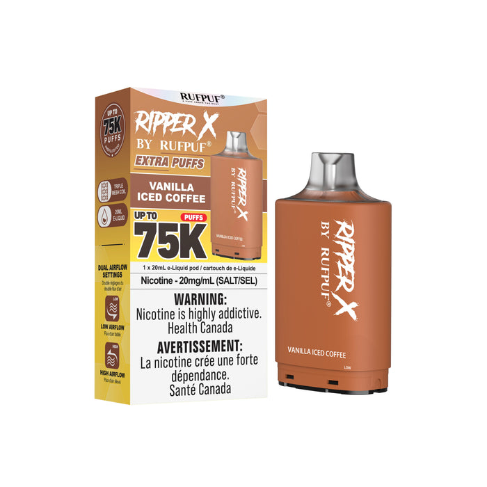 Ripper X 75K Pod - Vanilla Iced Coffee