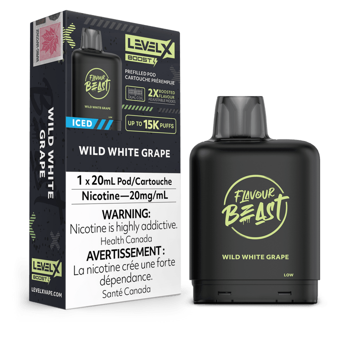 Flavour Beast Level X Boost 25K Pod - Wild White Grape