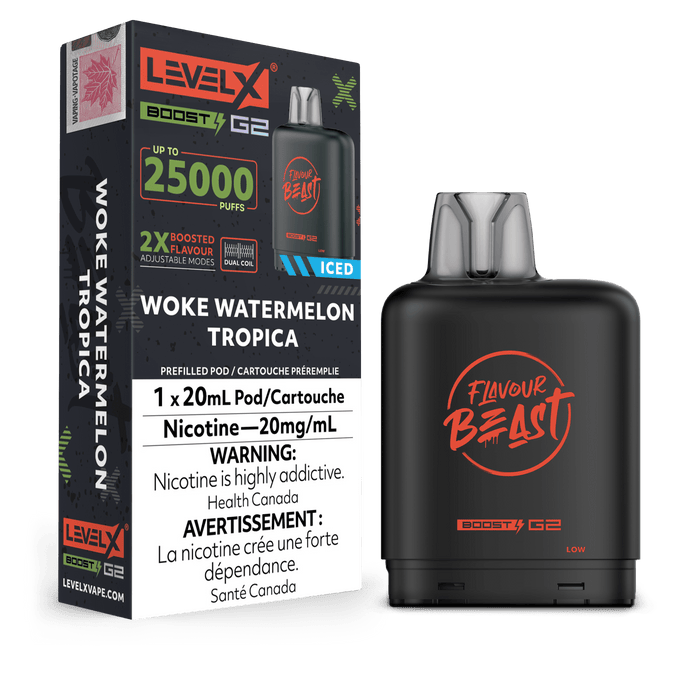 Flavour Beast Level X Boost 25K Pod - Woke Watermelon Tropica