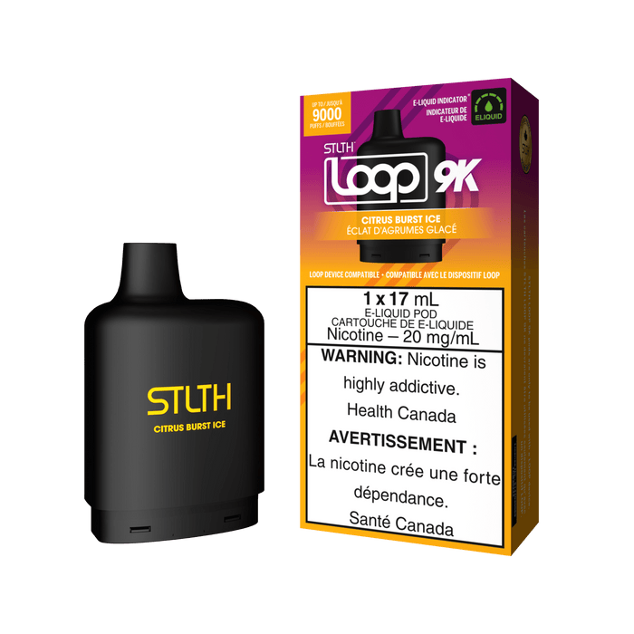 STLTH Loop 9K Pod - Citrus Burst Ice