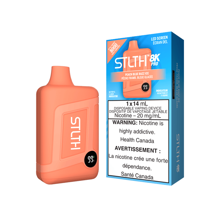 STLTH 8K Pro - Peach Blue Razz Ice