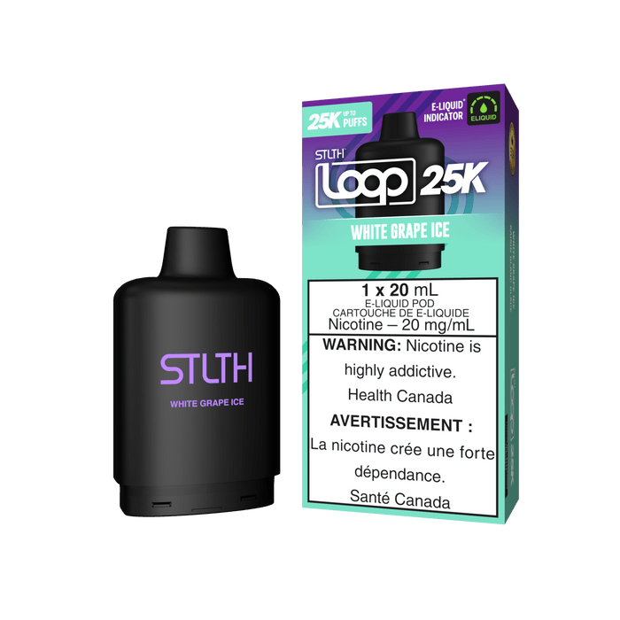 STLTH Loop 25K Pod - White Grape Ice