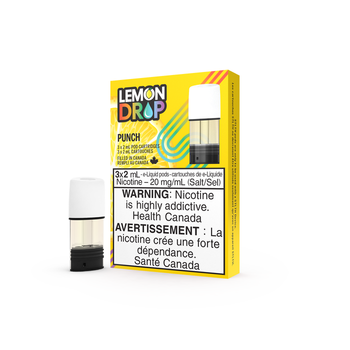 STLTH Lemon Drop Pod Pack - Punch (Bold 50)