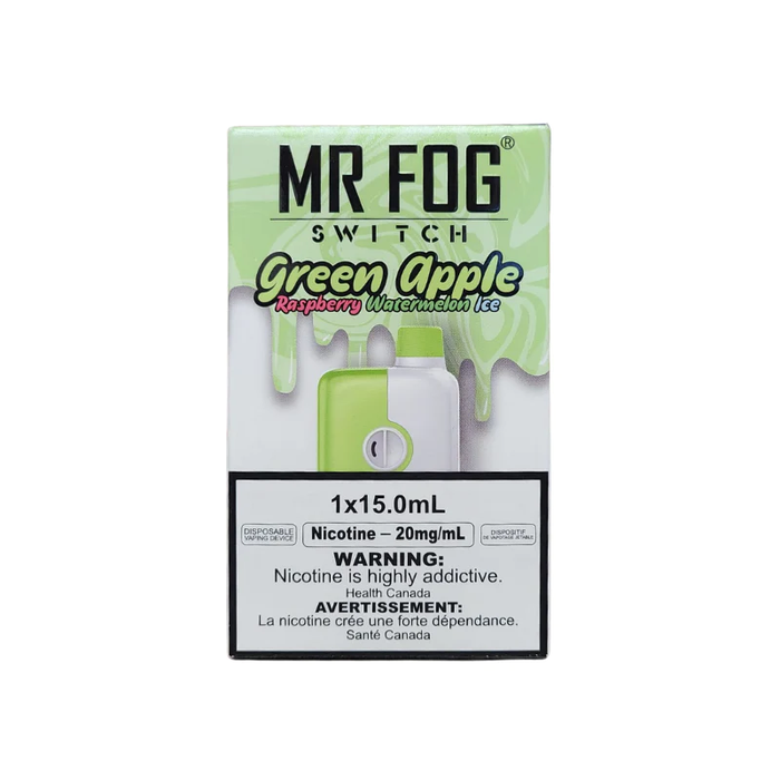 Mr Fog Switch 5500 - Green Apple Raspberry Watermelon Ice