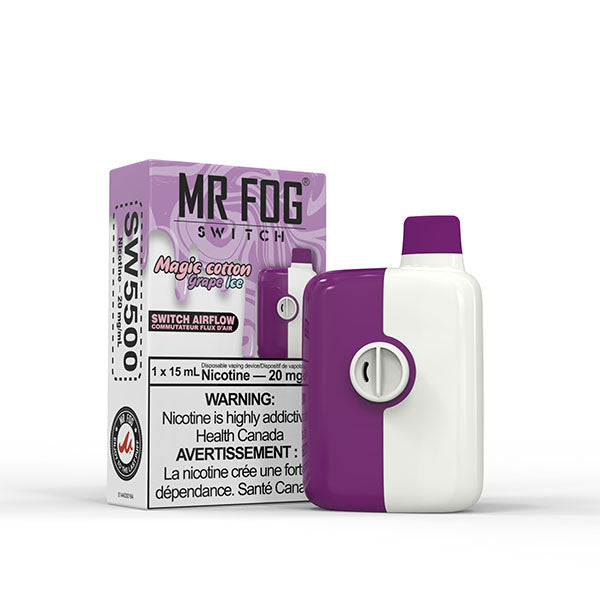 Mr Fog Switch 5500 - Magic Cotton Grape Ice